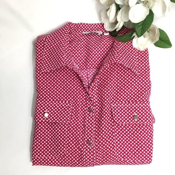 Pink and White blouse - Picture 4 of 4